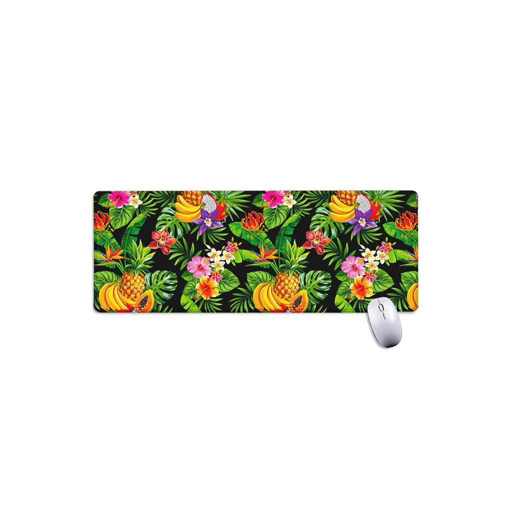 Tropical Hawaiian Fruits Pattern Print Extended Mouse Pad