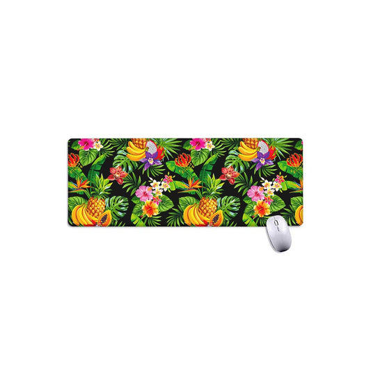 Tropical Hawaiian Fruits Pattern Print Extended Mouse Pad