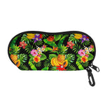 Tropical Hawaiian Fruits Pattern Print Glasses Case