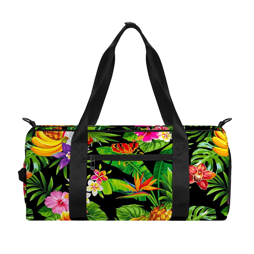 Tropical Hawaiian Fruits Pattern Print Gym Bag