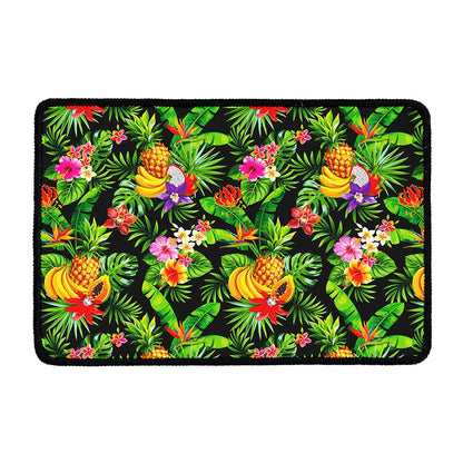 Tropical Hawaiian Fruits Pattern Print Kitchen Mat