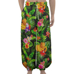 Tropical Hawaiian Fruits Pattern Print Lantern Pants