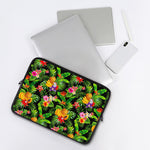 Tropical Hawaiian Fruits Pattern Print Laptop Sleeve