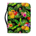 Tropical Hawaiian Fruits Pattern Print Leather Bible Cover