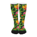 Tropical Hawaiian Fruits Pattern Print Long Socks