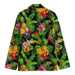 Tropical Hawaiian Fruits Pattern Print Men's Blazer