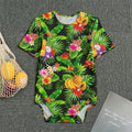 Tropical Hawaiian Fruits Pattern Print Men's Bodysuit