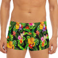 Tropical Hawaiian Fruits Pattern Print Men's Short Boxer Briefs