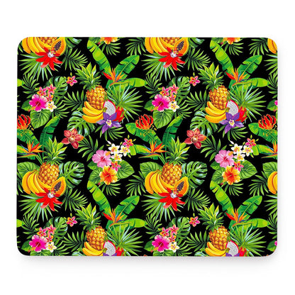 Tropical Hawaiian Fruits Pattern Print Mouse Pad