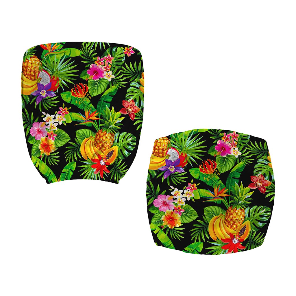 Tropical Hawaiian Fruits Pattern Print Office Chair Cover