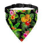Tropical Hawaiian Fruits Pattern Print Over The Collar Dog Bandana