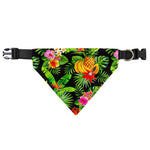 Tropical Hawaiian Fruits Pattern Print Over The Collar Dog Bandana