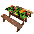 Tropical Hawaiian Fruits Pattern Print Picnic Table Cover