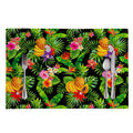 Tropical Hawaiian Fruits Pattern Print Placemat