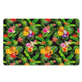 Tropical Hawaiian Fruits Pattern Print Polyester Doormat
