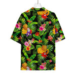 Tropical Hawaiian Fruits Pattern Print Rayon Hawaiian Shirt