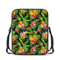 Tropical Hawaiian Fruits Pattern Print Rectangular Crossbody Bag