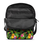 Tropical Hawaiian Fruits Pattern Print Rectangular Crossbody Bag