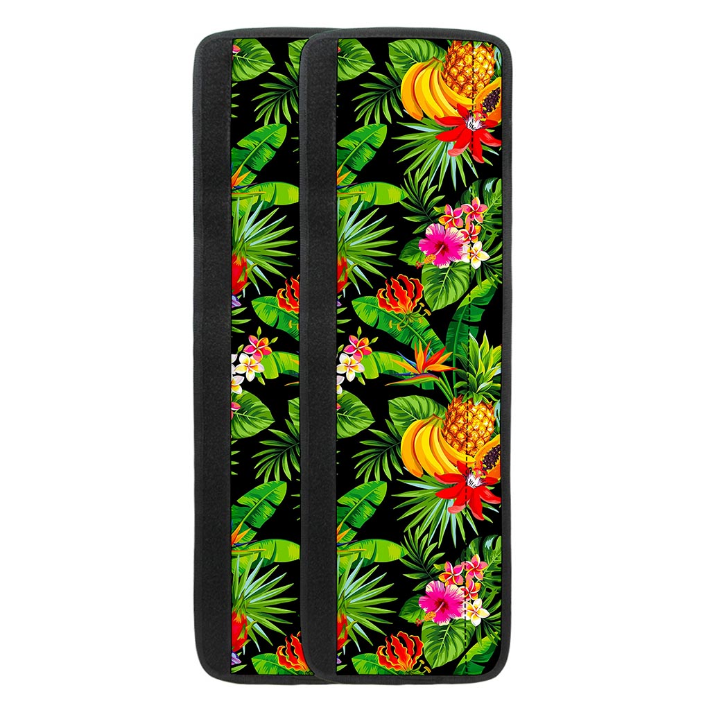 Tropical Hawaiian Fruits Pattern Print Refrigerator Handle Covers