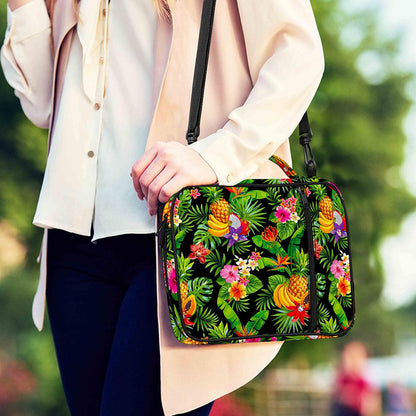 Tropical Hawaiian Fruits Pattern Print Shoulder Strap Bible Bag