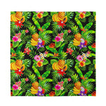 Tropical Hawaiian Fruits Pattern Print Silk Bandana
