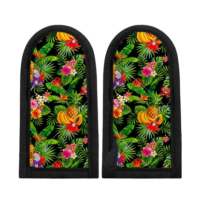 Tropical Hawaiian Fruits Pattern Print Skillet Handle Cover