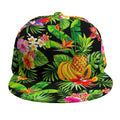 Tropical Hawaiian Fruits Pattern Print Snapback Cap