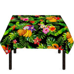 Tropical Hawaiian Fruits Pattern Print Tablecloth