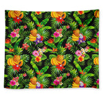 Tropical Hawaiian Fruits Pattern Print Tapestry