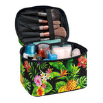 Tropical Hawaiian Fruits Pattern Print Travel Makeup Bag