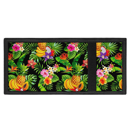 Tropical Hawaiian Fruits Pattern Print Trifold Wallet