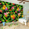 Tropical Hawaiian Fruits Pattern Print Wall Sticker