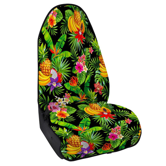 Tropical Hawaiian Fruits Pattern Print Waterproof Car Seat Cover