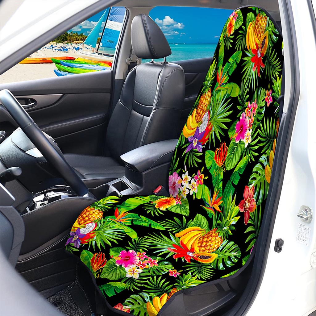 Tropical Hawaiian Fruits Pattern Print Waterproof Car Seat Cover