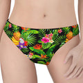 Tropical Hawaiian Fruits Pattern Print Women's Thong