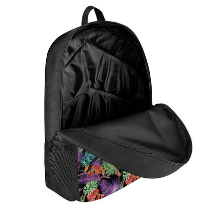 Tropical Hawaiian Jungle Print 17 Inch Backpack