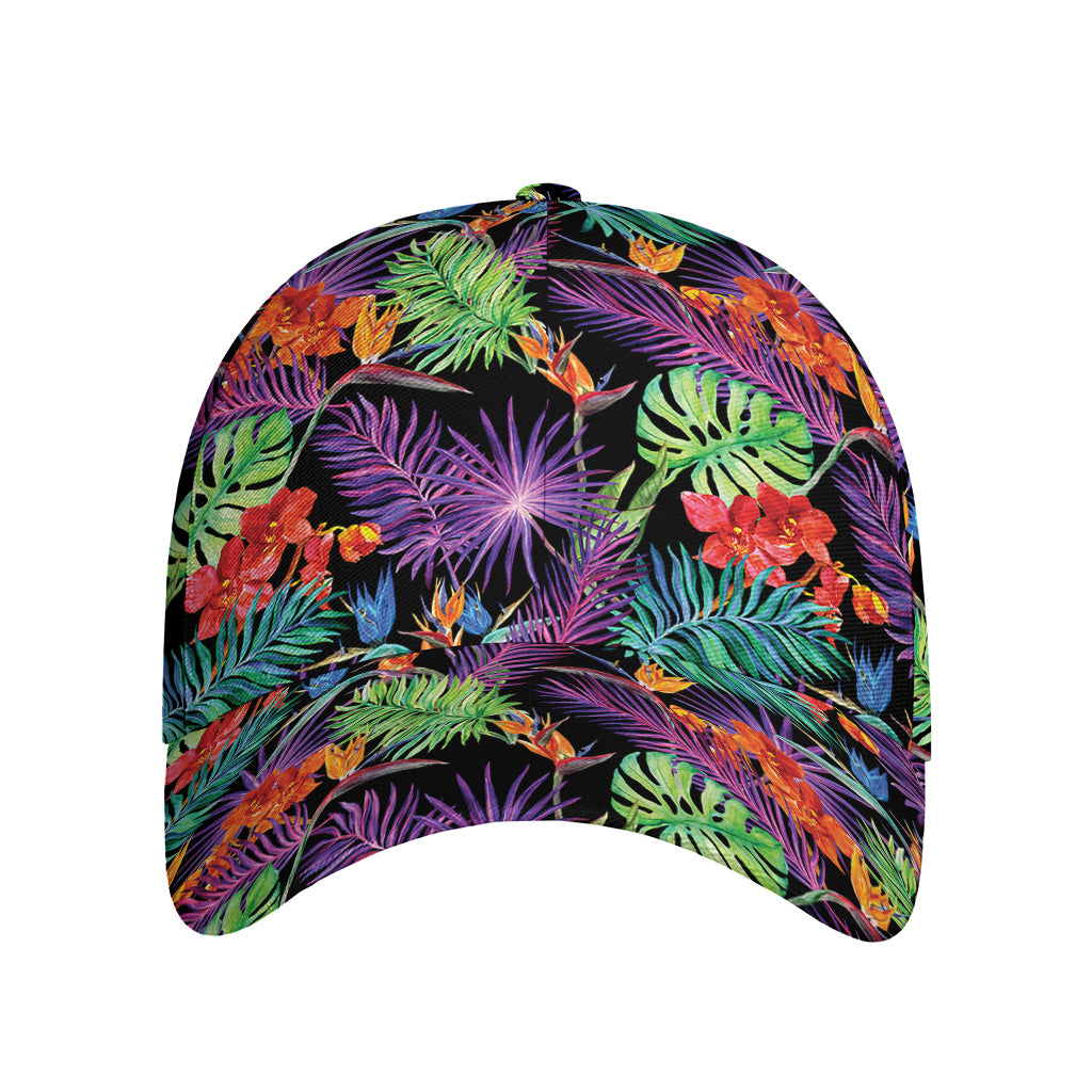 Tropical Hawaiian Jungle Print Baseball Cap