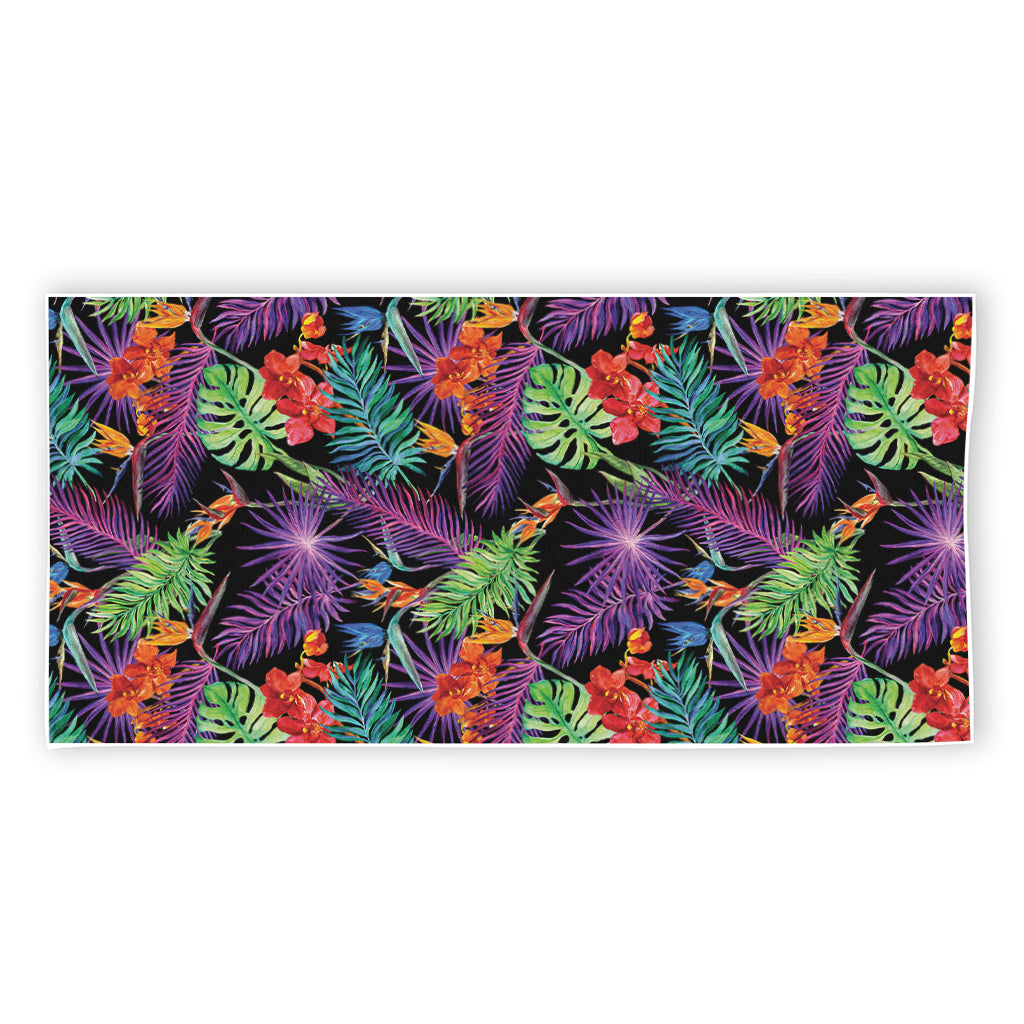 Tropical Hawaiian Jungle Print Beach Towel