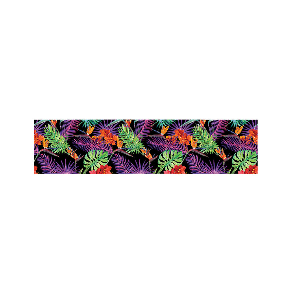 Tropical Hawaiian Jungle Print Bed Runner