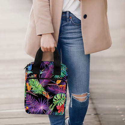 Tropical Hawaiian Jungle Print Bible Tote Bag