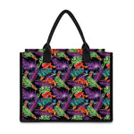 Tropical Hawaiian Jungle Print Canvas Tote Bag