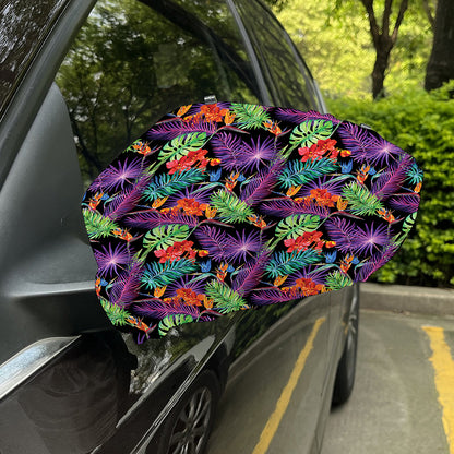 Tropical Hawaiian Jungle Print Car Side Mirror Covers