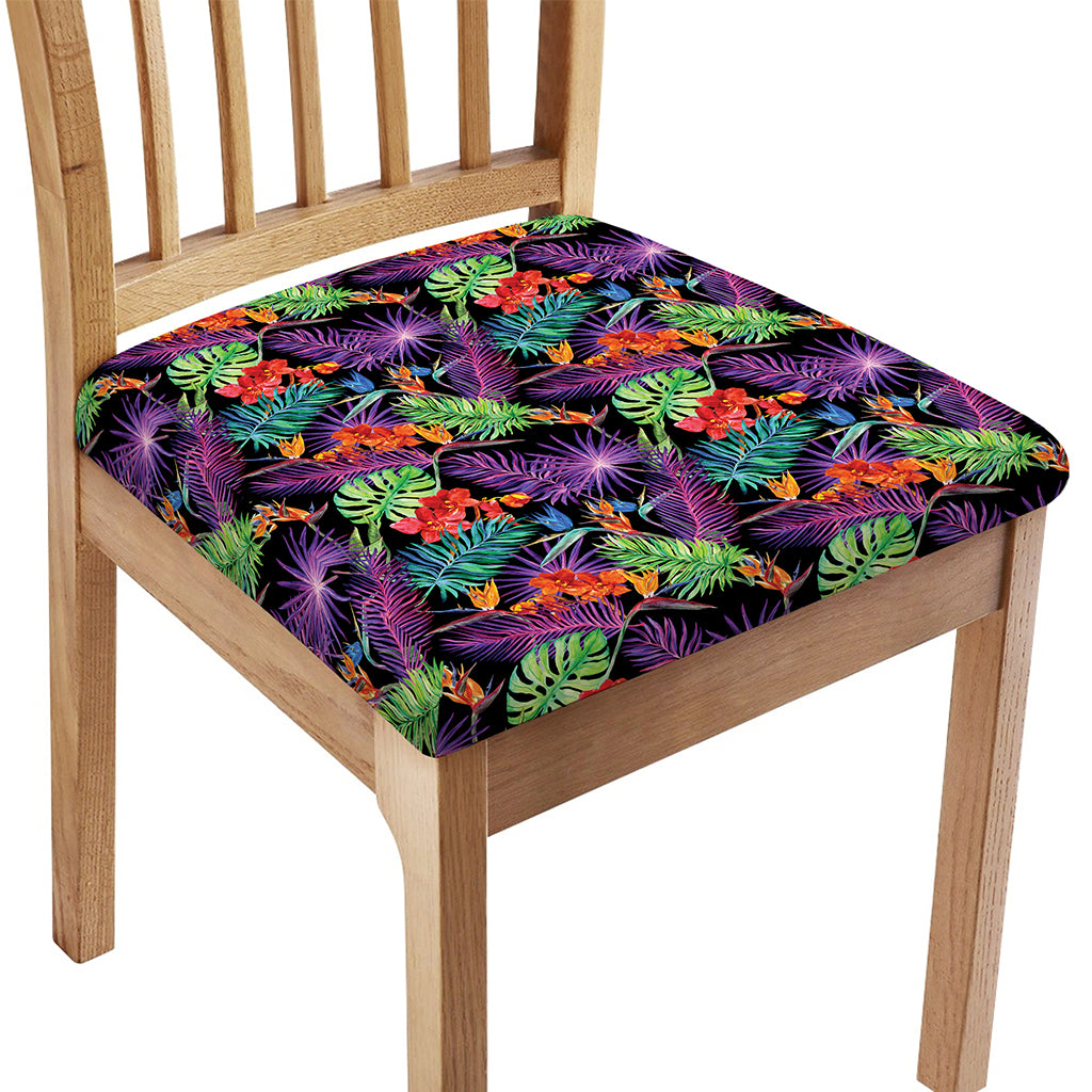 Tropical Hawaiian Jungle Print Chair Cushion Cover