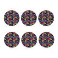 Tropical Hawaiian Jungle Print Coaster Set
