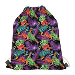 Tropical Hawaiian Jungle Print Drawstring Bag