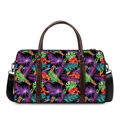 Tropical Hawaiian Jungle Print Duffle Bag