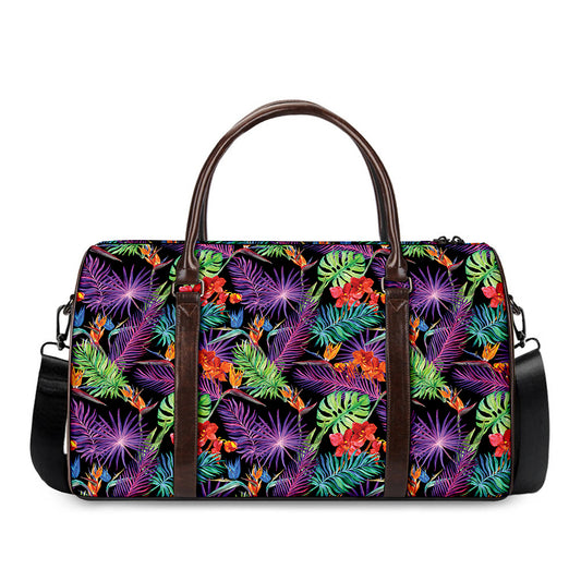 Tropical Hawaiian Jungle Print Duffle Bag