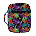 Tropical Hawaiian Jungle Print Front Pocket Bible Bag