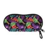 Tropical Hawaiian Jungle Print Glasses Case