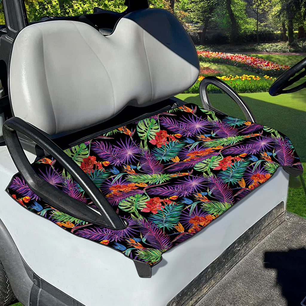 Tropical Hawaiian Jungle Print Golf Cart Seat Cover